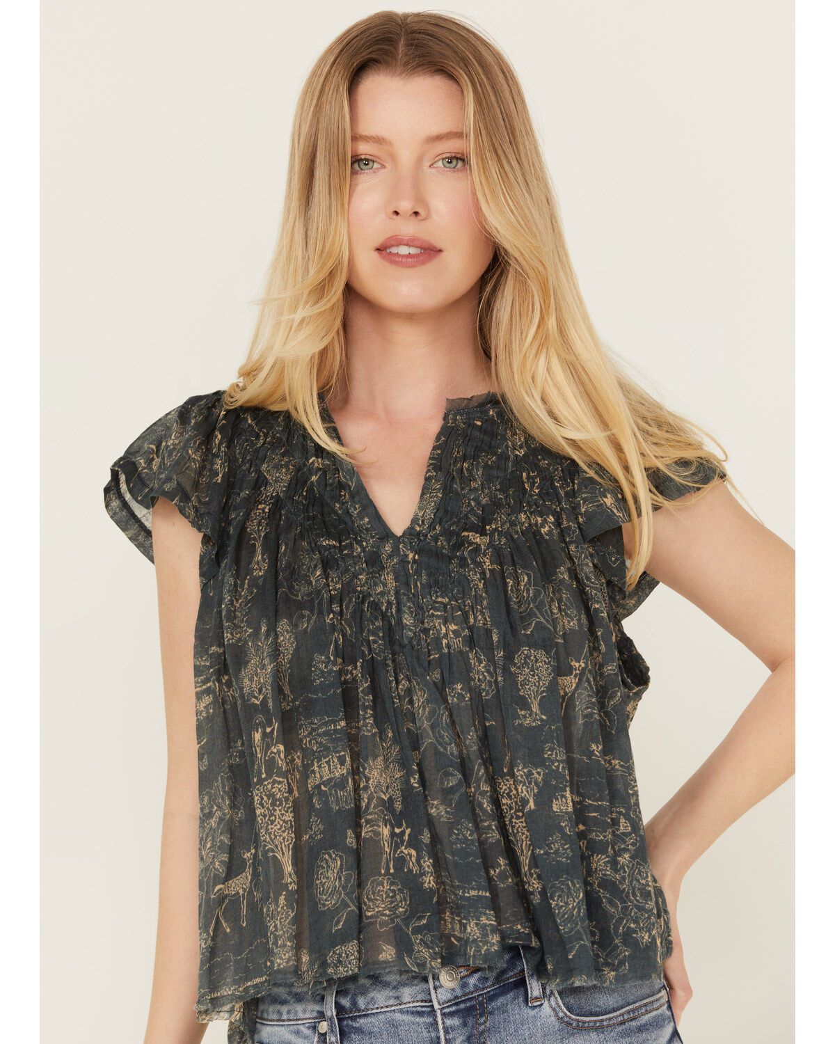Image #2 - Free People Women's Printed Padma Top, , hi-res