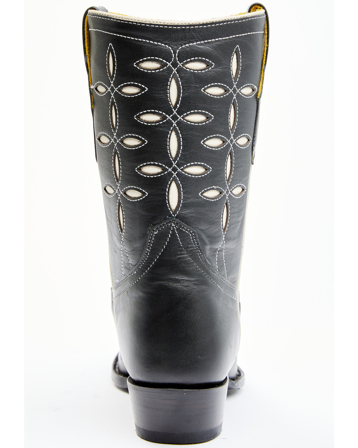 Image #5 - Planet Cowboy Women's Pee-Wee Pair-A-Dice Leather Western Boot - Snip Toe, Black, hi-res