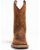 Cody James Boys' Full-Grain Leather Western Boots - Square Toe, Brown, hi-res