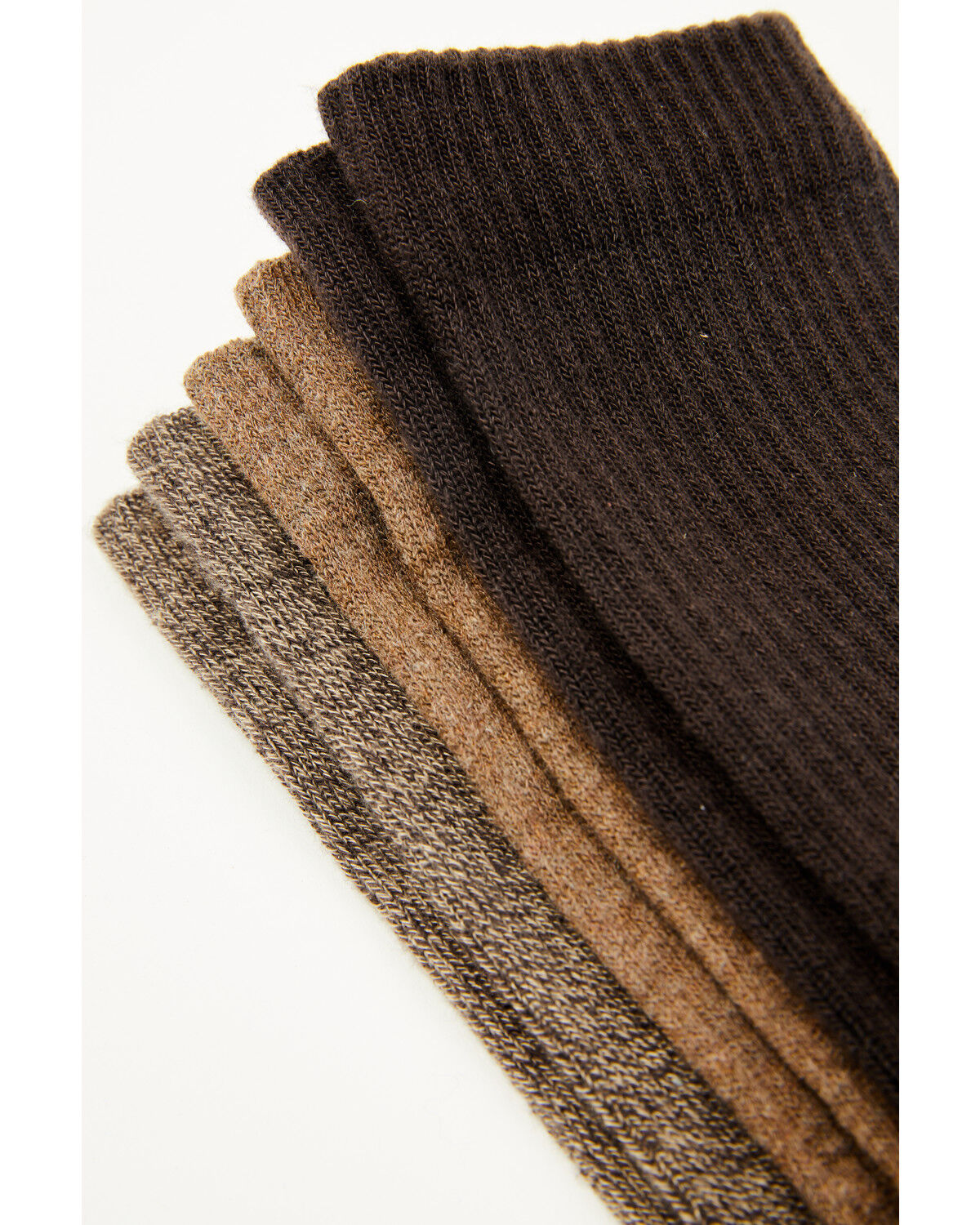 Image #4 - Cody James Men's Basic Over The Calf Socks - 3 Pack, Brown, hi-res