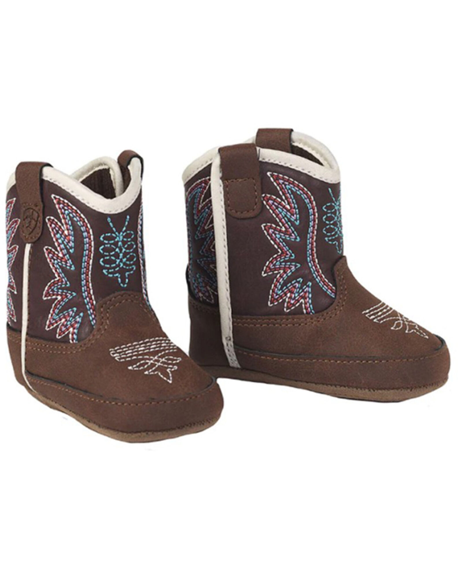 Image #1 - Ariat Infant-Boys' Lil Stomper Briar Western Boots, Brown, hi-res