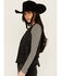 Image #3 - Scully Rangewear Women's Delicate Paisley Vest, Black, hi-res
