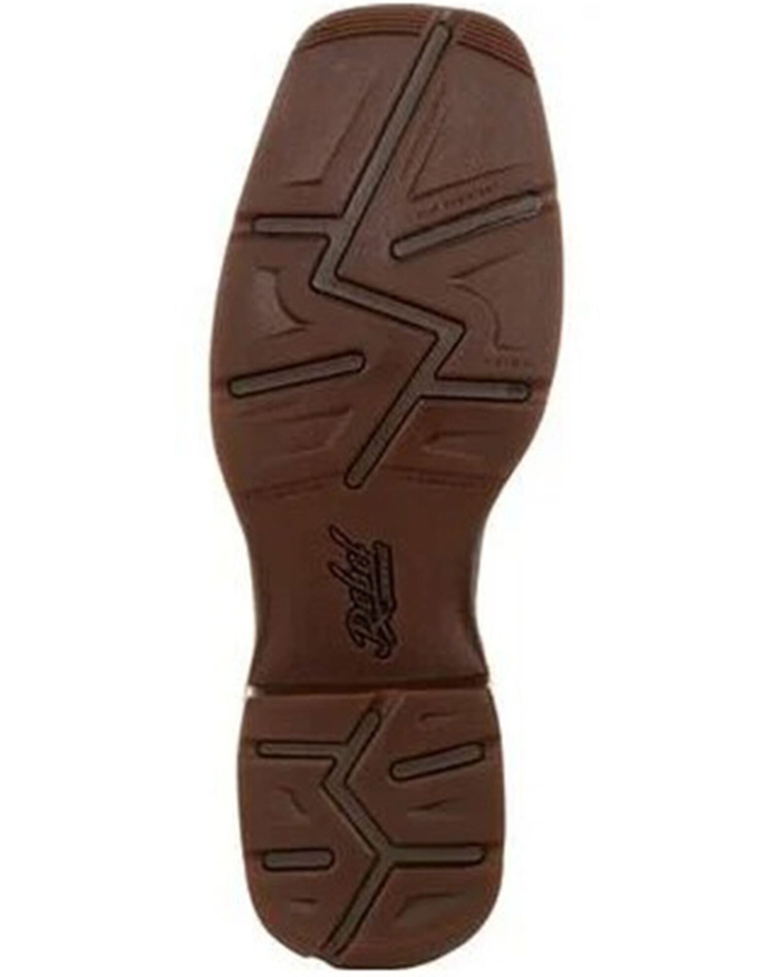 Image #8 - Durango Men's Rebel Western Performance Boots - Broad Square Toe, Coffee, hi-res