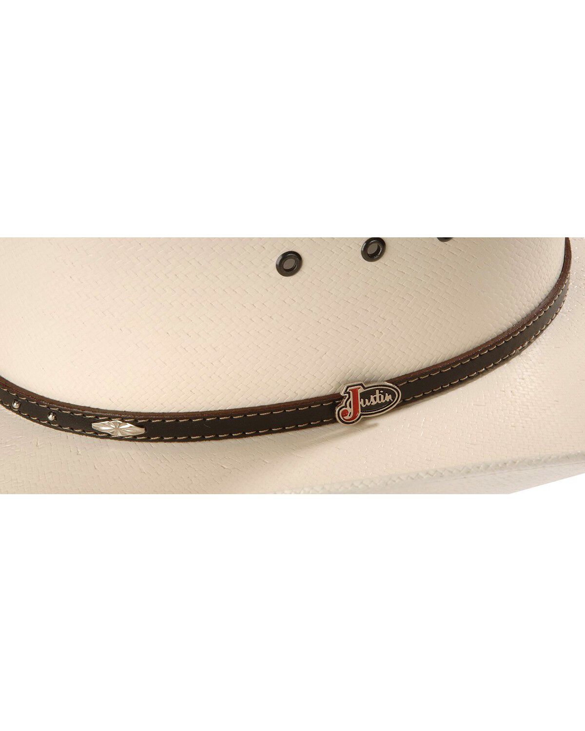 Image #2 - Justin Black Hills 20X Straw Cowboy Hat, Natural, hi-res