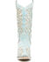 Corral Women's Glitter Inlay Western Boots - Snip Toe, Light Blue, hi-res