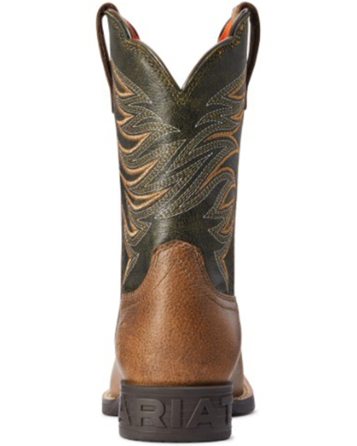 Image #3 - Ariat Boys' Firecatcher Alflafa Western Boots - Broad Square Toe, Brown, hi-res