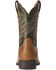 Ariat Boys' Firecatcher Alflafa Western Boots - Broad Square Toe , Brown, hi-res