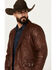 Image #2 - Moonshine Spirit Men's Leather Blazer, Cognac, hi-res