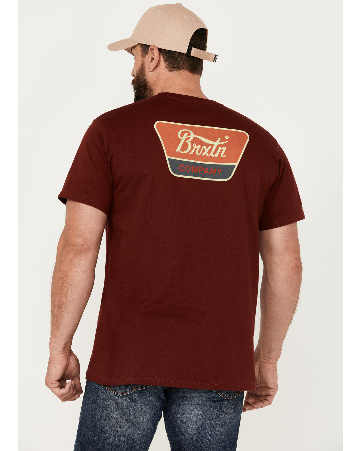 Image #4 - Brixton Men's Linwood Short Sleeve Standard Graphic T-Shirt, , hi-res