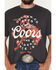 Image #3 - Wrangler X Coors Banquet Men's Not My First Banquet Short Sleeve Graphic T-Shirt, Black, hi-res