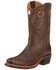 Image #2 - Ariat Men's Heritage Roughstock Performance Western Boots - Square Toe, Brown Oiled Rowdy, hi-res