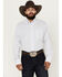 Image #1 - George Strait by Wrangler Men's Checkered Print Long Sleeve Button-Down Shirt, , hi-res