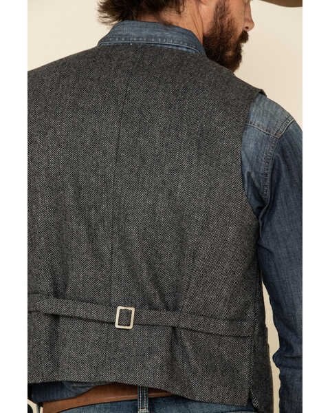 Image #5 - Outback Trading Co. Men's Charcoal Jessie Vest , Charcoal, hi-res