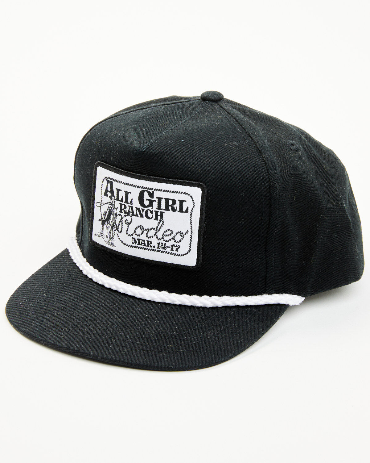 Image #1 - Cruel Girl Women's Rodeo Ball Cap, Black, hi-res