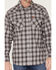 Image #3 - Ariat Men's FR Plaid Print Long Sleeve Snap Flannel Work Shirt, Grey, hi-res