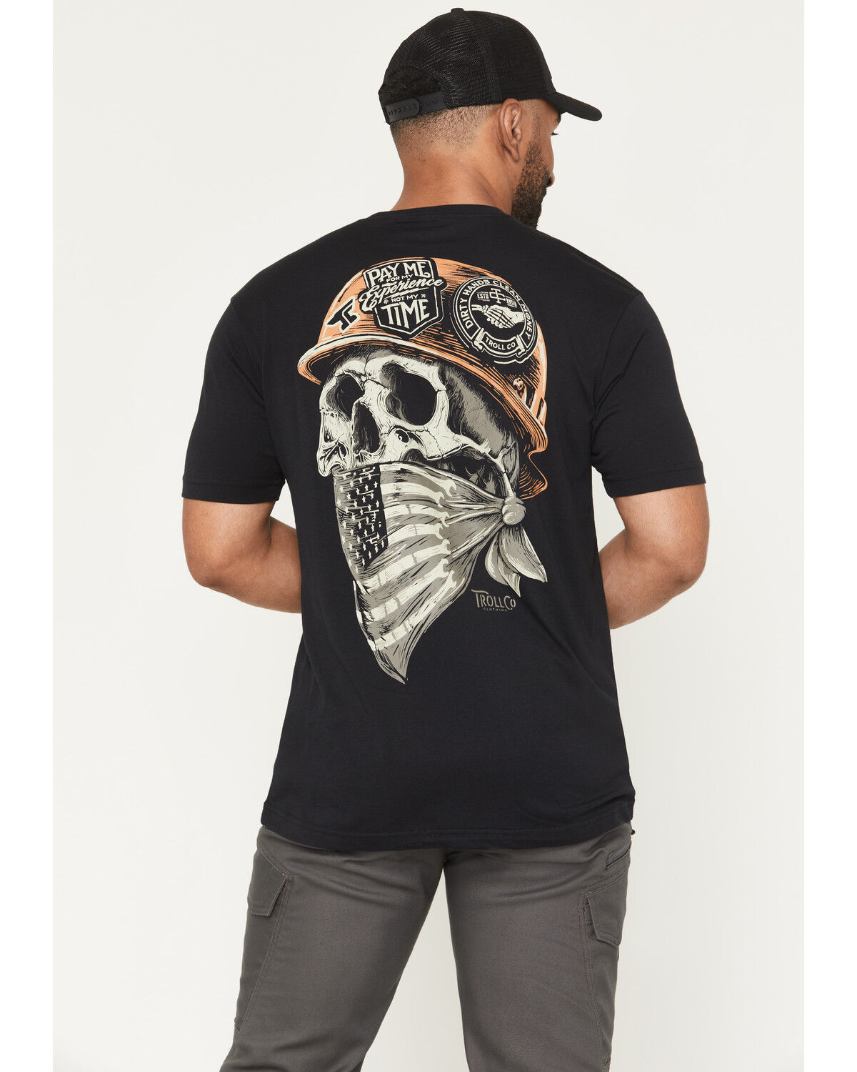 Image #1 - Troll Co Men's Headstrong Short Sleeve Graphic T-Shirt, Black, hi-res