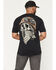 Image #1 - Troll Co Men's Headstrong Short Sleeve Graphic T-Shirt, Black, hi-res