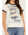 Image #3 - Idyllwind Women's Hell On Heels Short Sleeve Ringer Tee, Cream, hi-res
