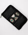Image #1 - Shyanne Women's Black Concho Wallet, Black, hi-res