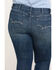 Image #4 - Wrangler Women's Dark Wash Bootcut Jeans - Plus, Indigo, hi-res