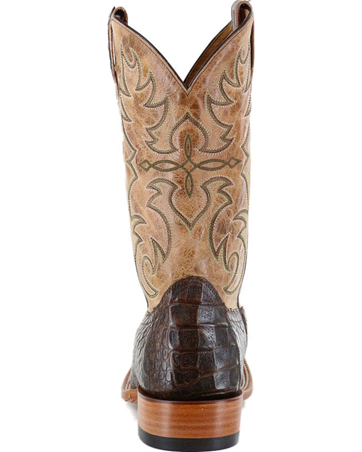 Image #7 - Cody James Men's Crackled Caiman Exotic Boots - Square Toe, , hi-res