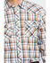 Image #4 - Wrangler 20X Men's Advanced Comfort Orange Plaid Long Sleeve Western Shirt, , hi-res