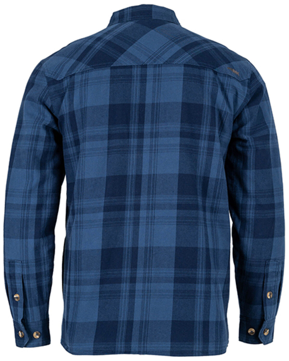 Image #2 - Mountain Khakis Men's Anderson Plaid Print Button-Down Shirt Jacket, Navy, hi-res