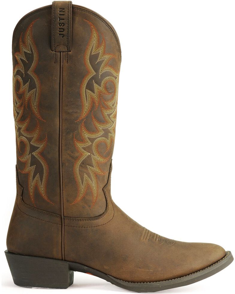 Justin Men S Stampede Western Boots Boot Barn