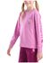 Image #2 - Carhartt Girls' Logo Long Sleeve Graphic Pocket Tee, Pink, hi-res