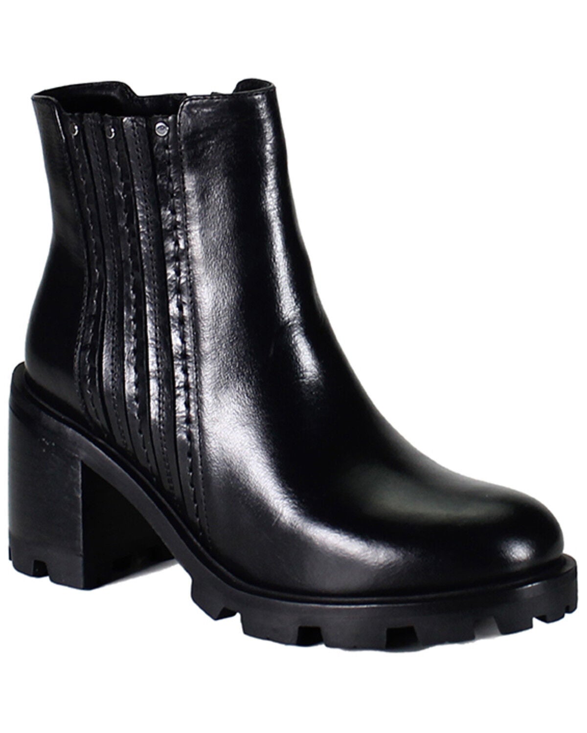 Diba True Women's Spice Berry Chelsea Boots - Round Toe, Black, hi-res