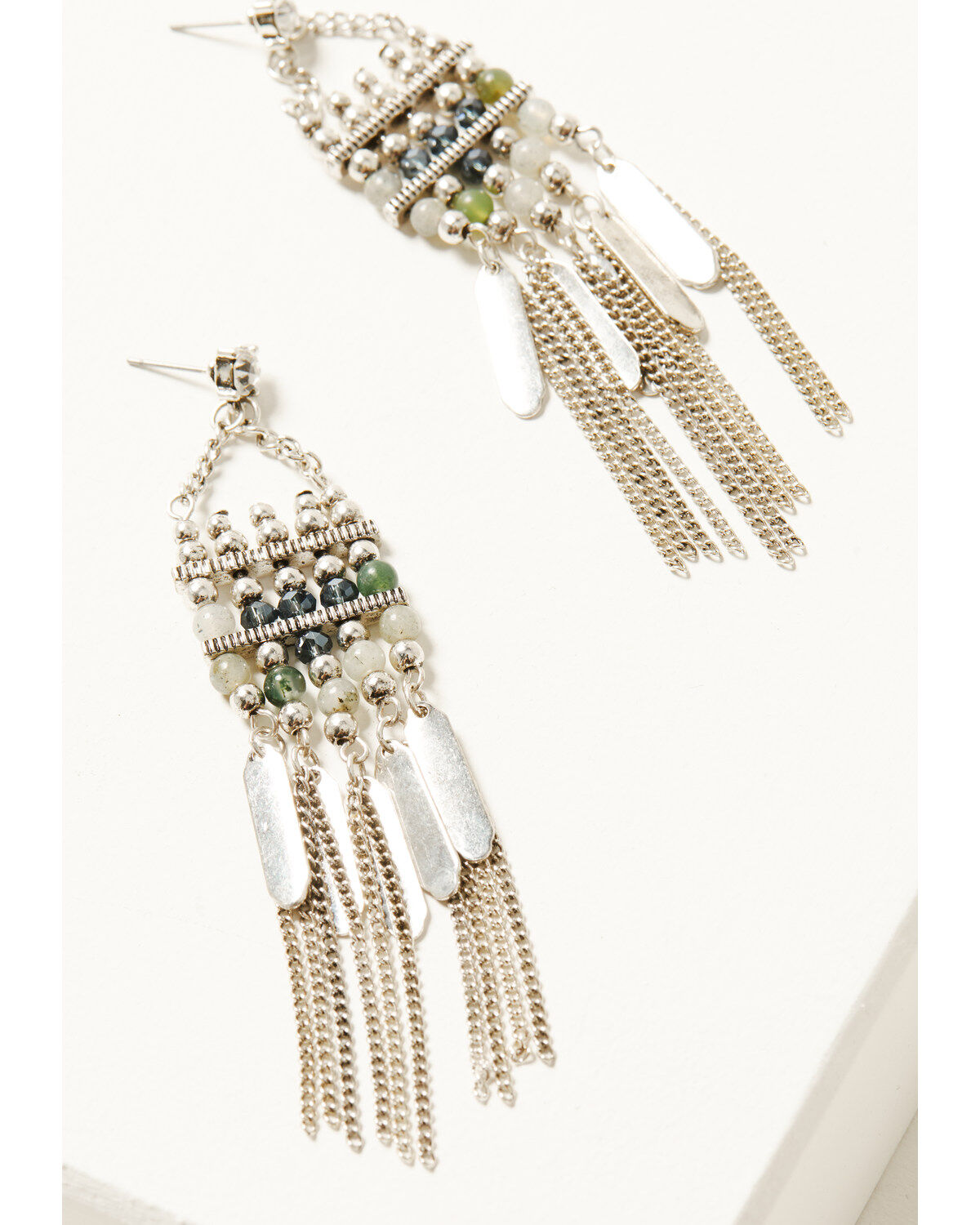 Image #2 - Shyanne Women's Juniper Sky Chandelier Earrings, Teal, hi-res