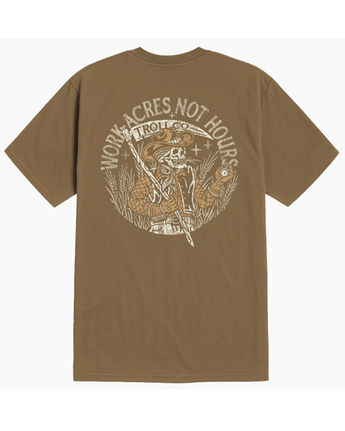 Image #2 - Troll Co Men's Work Acres Short Sleeve Graphic T-Shirt, No Color, hi-res