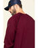 Cinch Men's FR Solid Long Sleeve Work Shirt , Red, hi-res