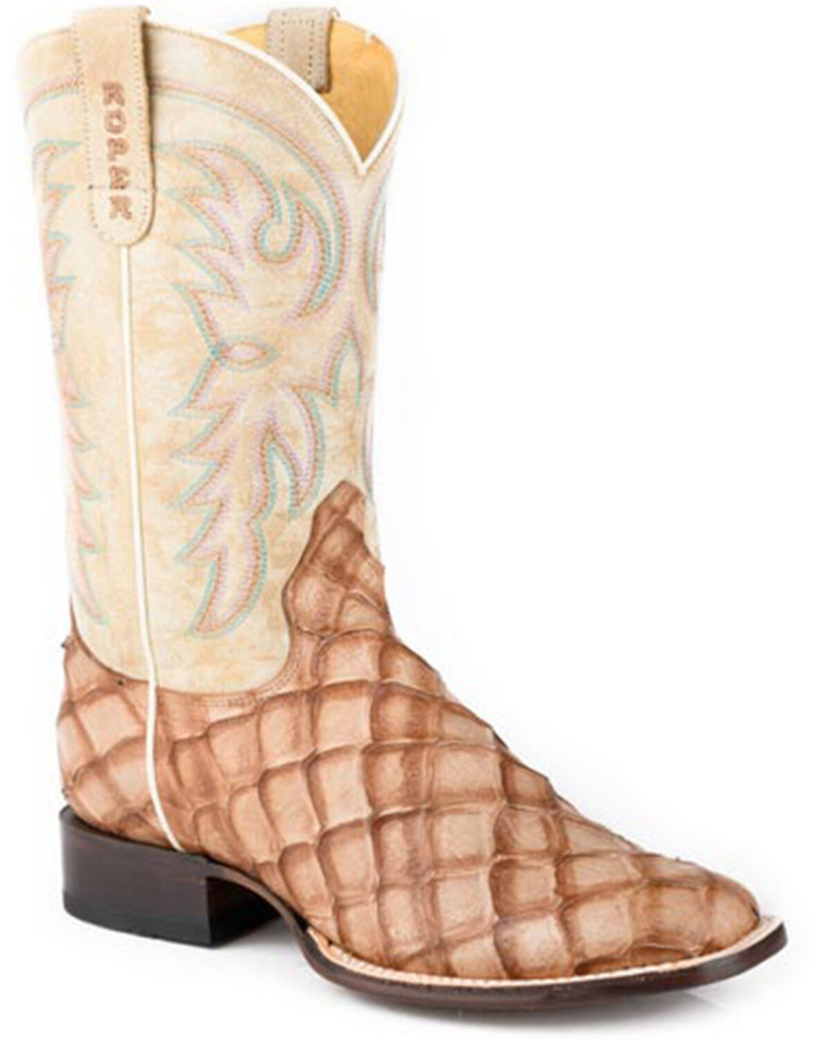Image #1 - Roper Women's Pretty Real Western Boots - Broad Square Toe, Brown, hi-res