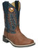 Image #1 - Smoky Mountain Boys' El Paso Western Boots - Broad Square Toe, Brown, hi-res