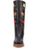 Image #5 - Dingo Women's Floral Bloom Fashion Boots - Round Toe, Black, hi-res