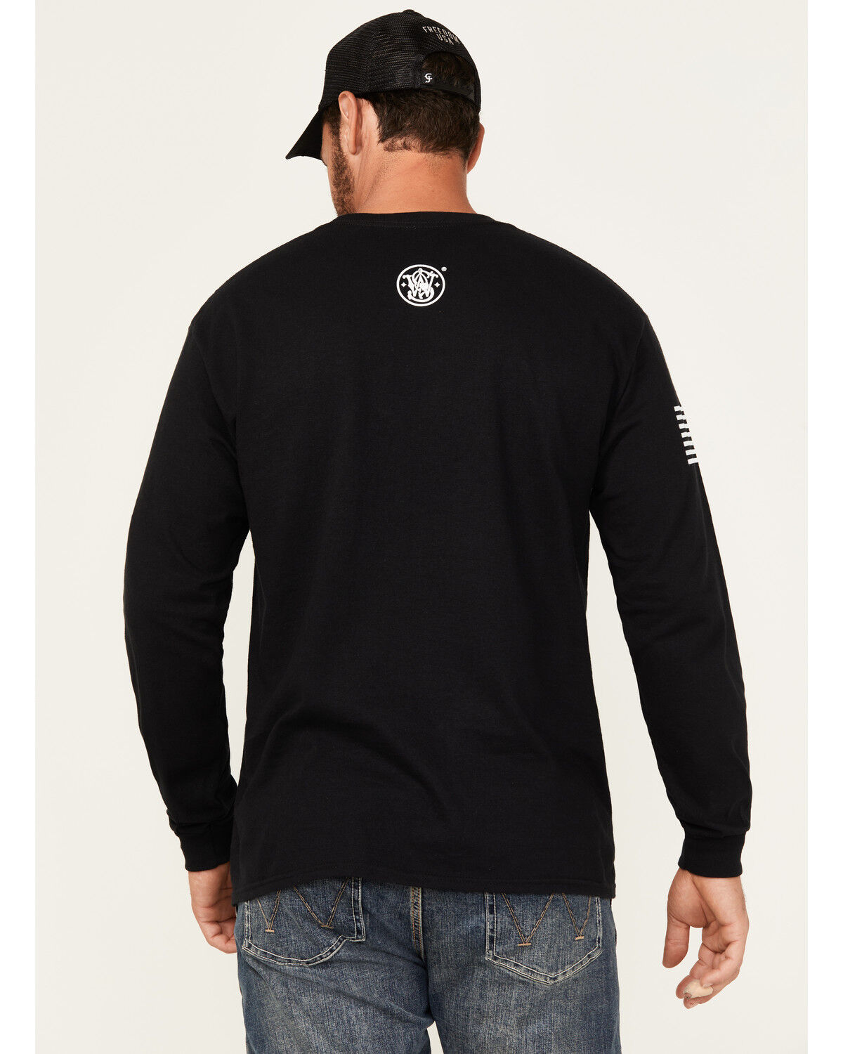 Image #4 - Smith & Wesson Men's Logo Long Sleeve T-Shirt , , hi-res