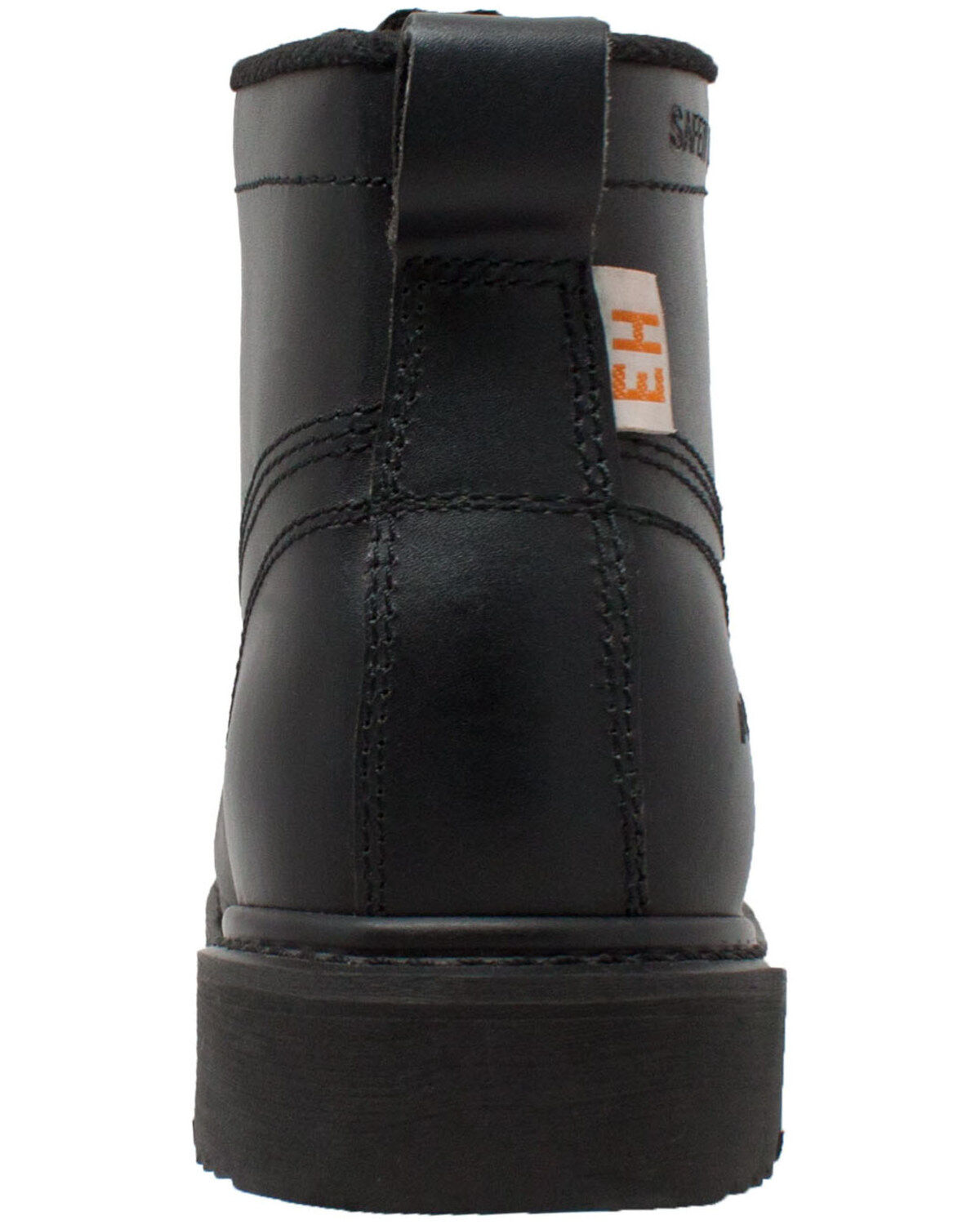 Image #2 - Ad Tec Men's 6" Lace-Up Work Boots - Composite Toe, Black, hi-res