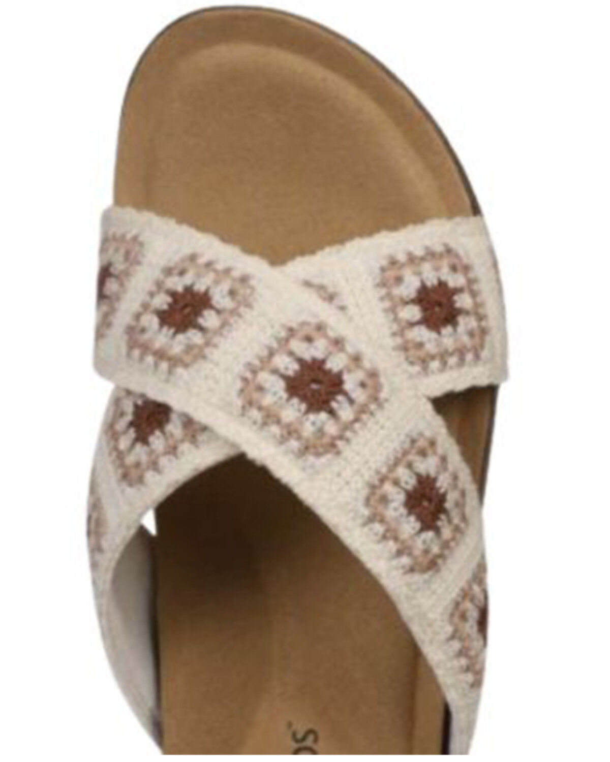 Image #6 - Mykos Women's Leyla Crossband Sandals, White, hi-res