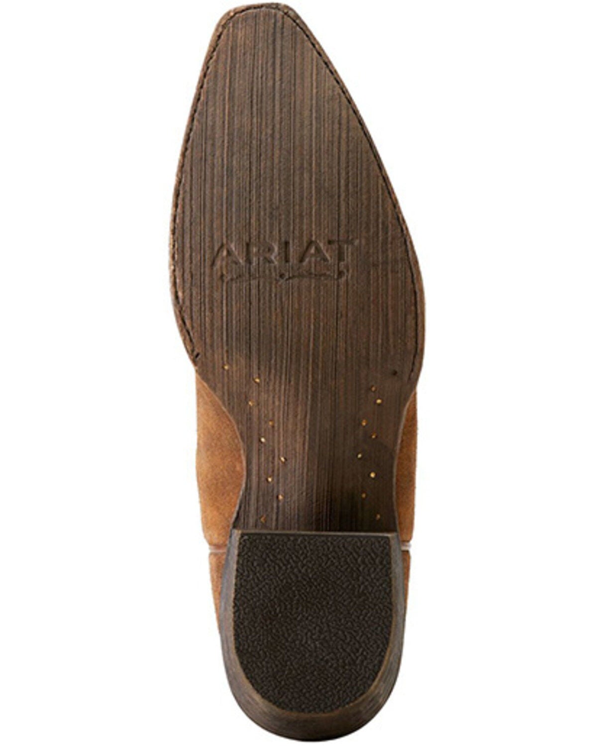 Ariat: Women's Jukebox Western Boot in Dark Ginger Suede – The Red Barn