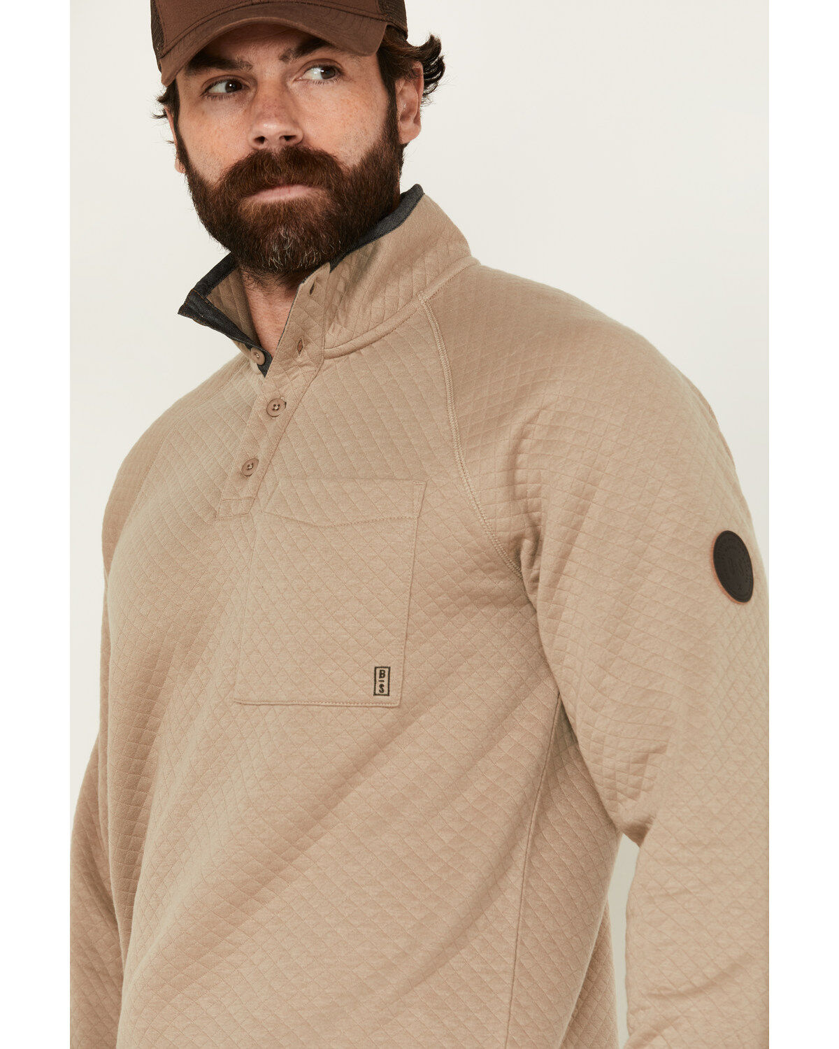 Image #2 - Brothers and Sons Men's Uinta Quilted Pullover, , hi-res