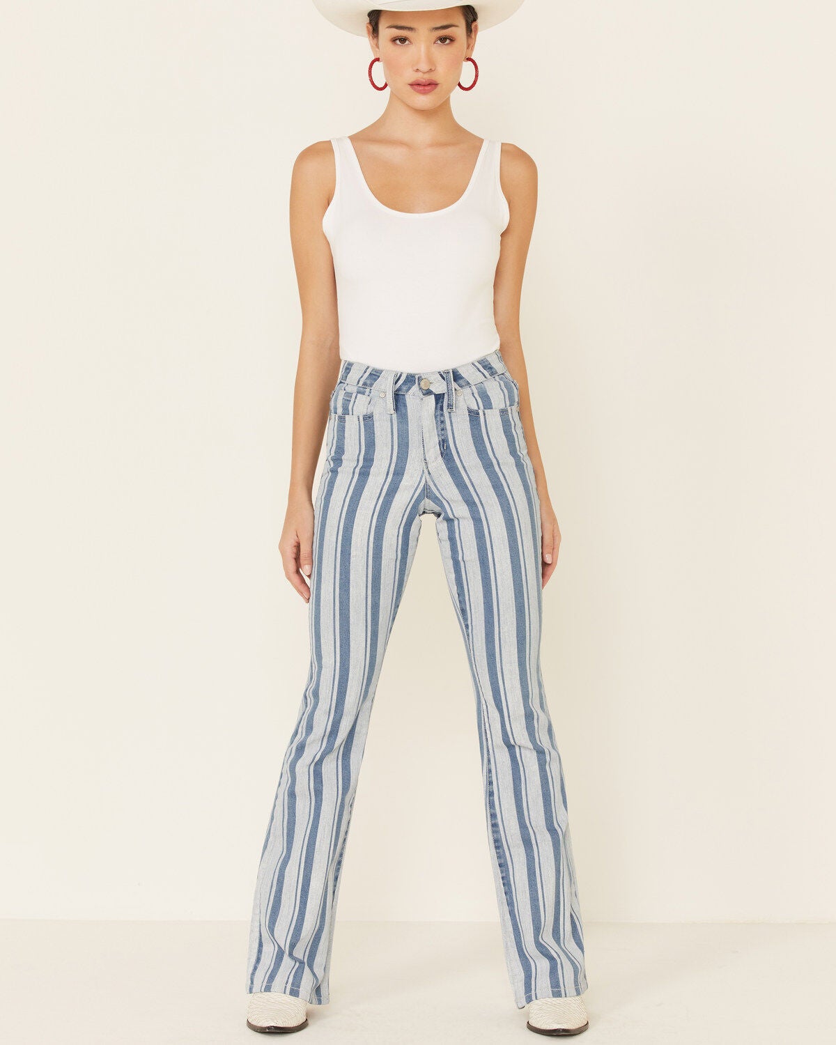 Shyanne Women's Stripe Bootcut Jeans | Boot Barn