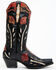 Dan Post Women's Alyssia Floral Leather Tall Western Boots - Snip Toe, Black, hi-res