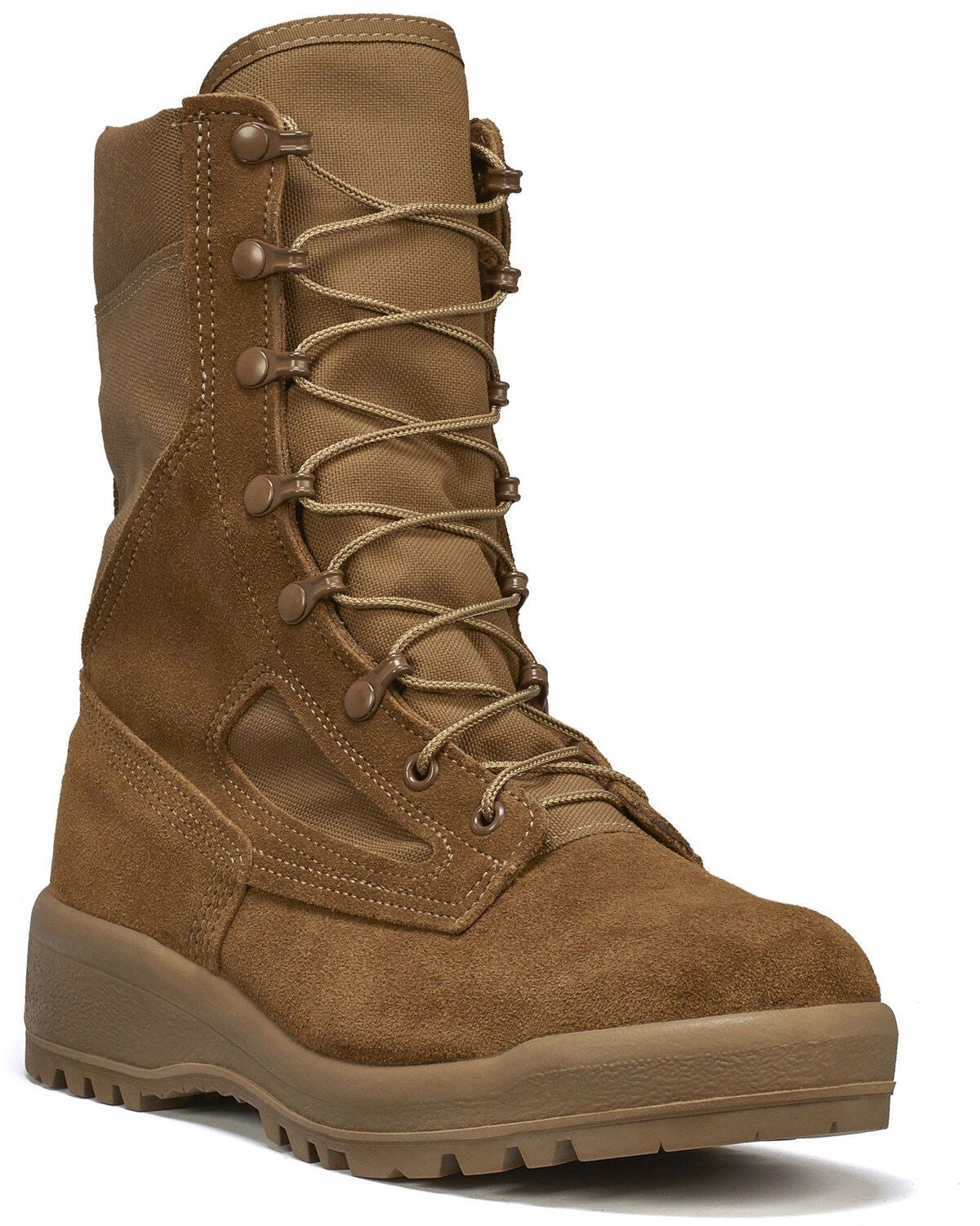 Belleville Men's C390 Hot Weather Military Boots, Coyote, hi-res