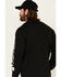 Carhartt Men's Loose Fit Heavyweight Long Sleeve Logo Graphic Work T-Shirt, Black, hi-res