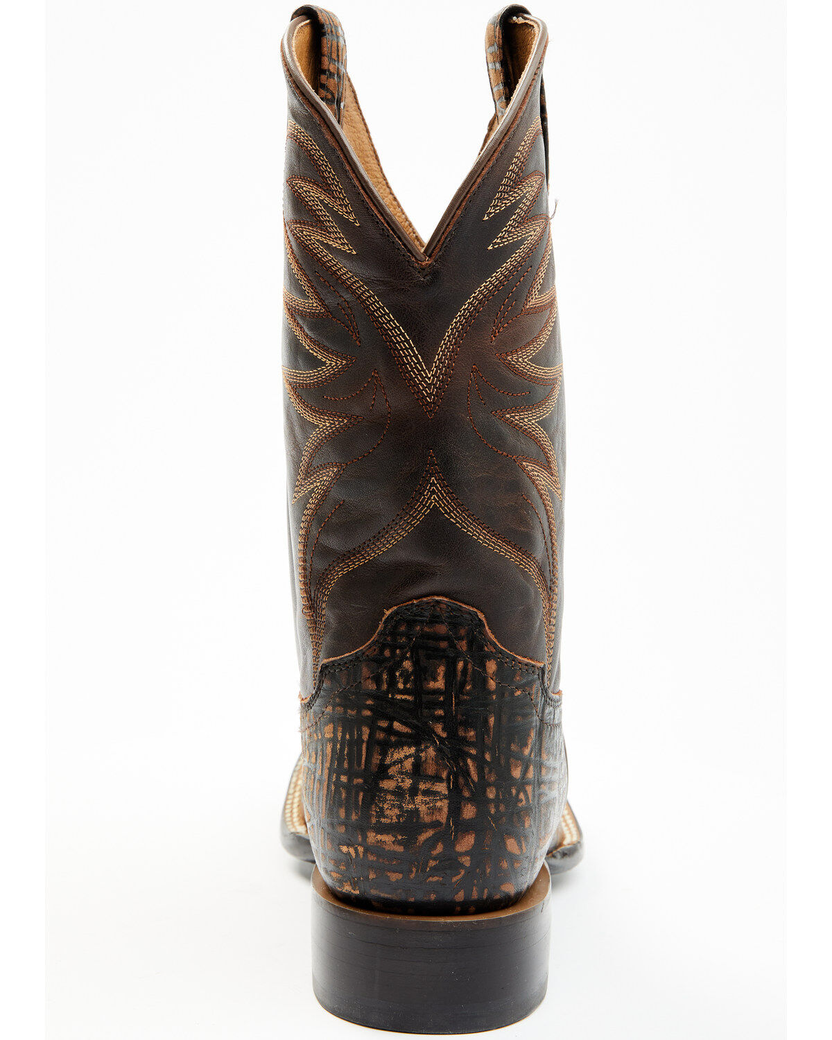 Image #5 - Cody James Men's McBride Western Boots - Broad Square Toe, Cognac, hi-res