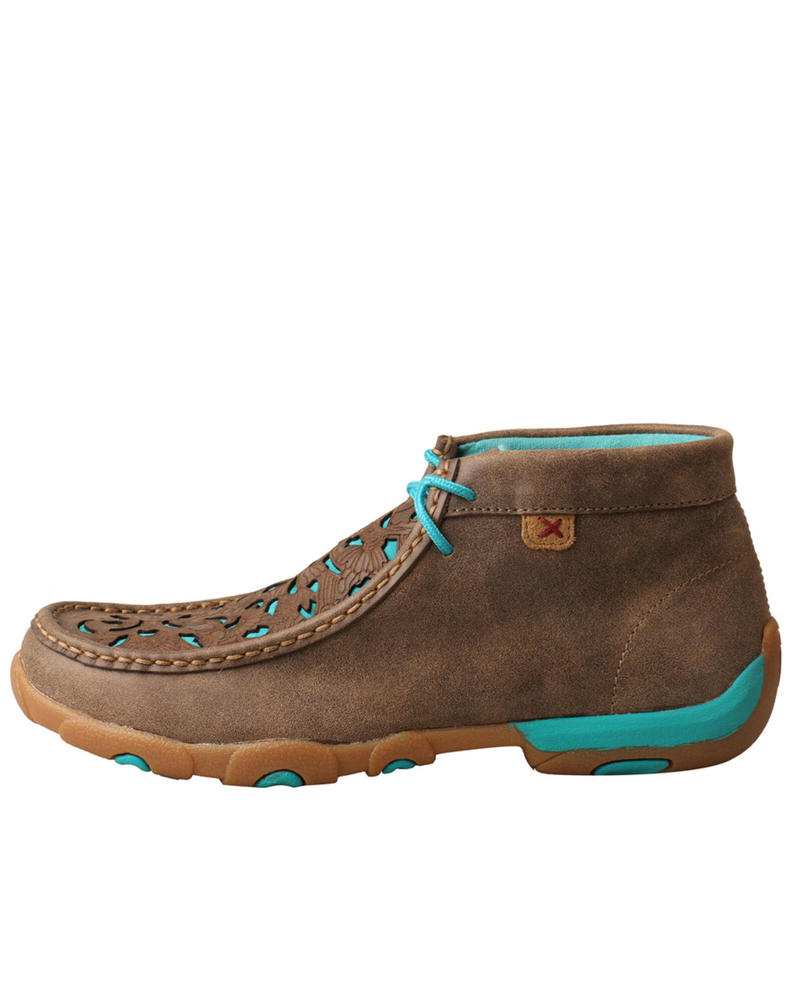 Image #3 - Twisted X Women's Chukka Driving Mocs, Brown, hi-res