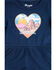 Wrangler Infant Girls' Scenic Graphic Long Sleeve Onesie, Navy, hi-res
