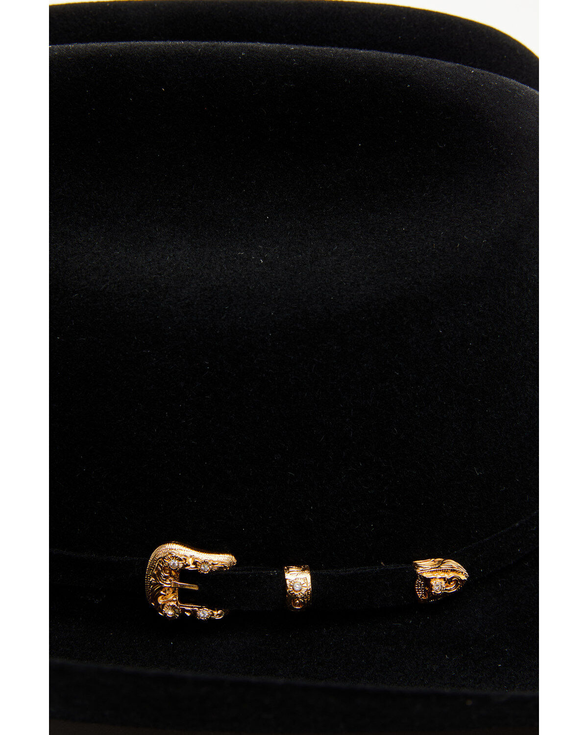 Image #4 - Larry Mahan Opulento 30X Felt Cowboy Hat, Black, hi-res