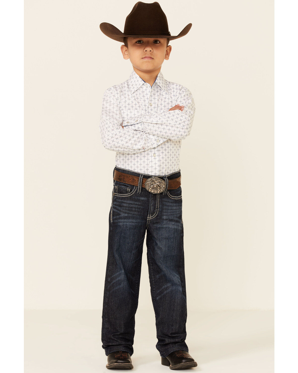 Product Name:  Cody James Little Boys' Night Hawk Medium Wash Mid Rise Stretch Relaxed Bootcut Jeans
